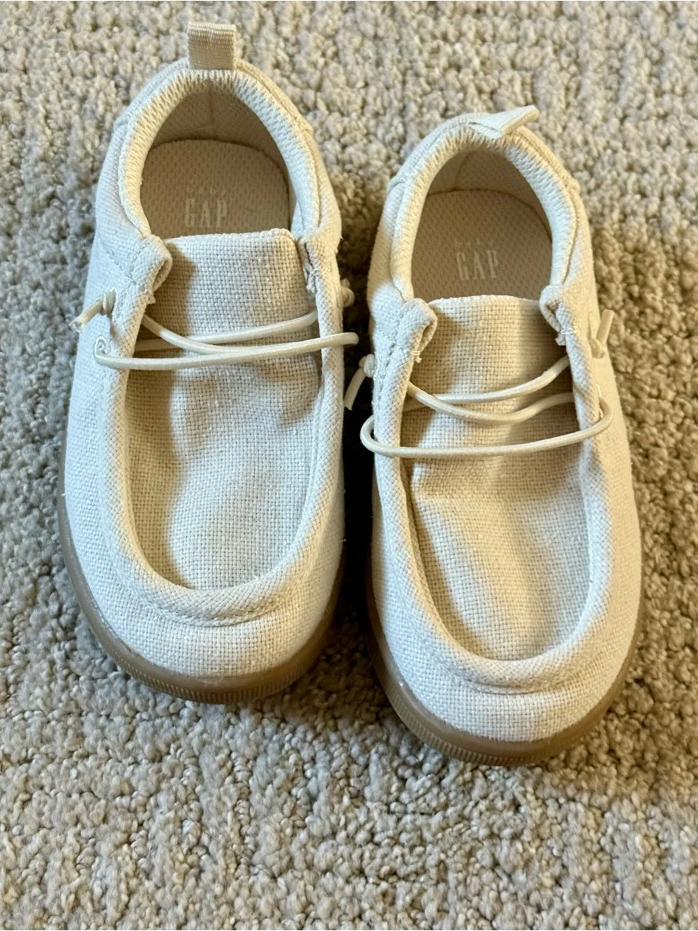 GAP Kids TB Moc Sneakers Bedrock Beige Size 8